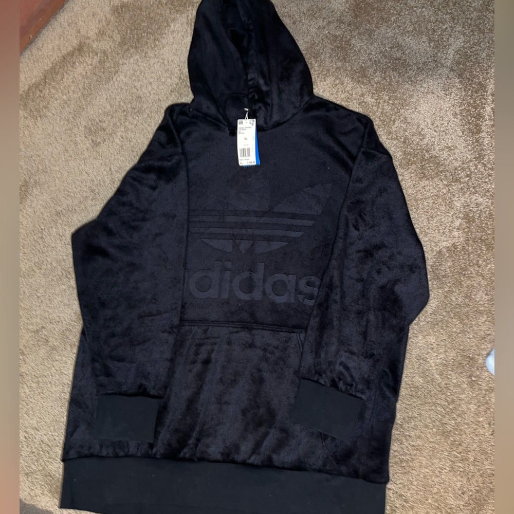 Adidas Women's Black Hoodie - Picture 6 of 7
